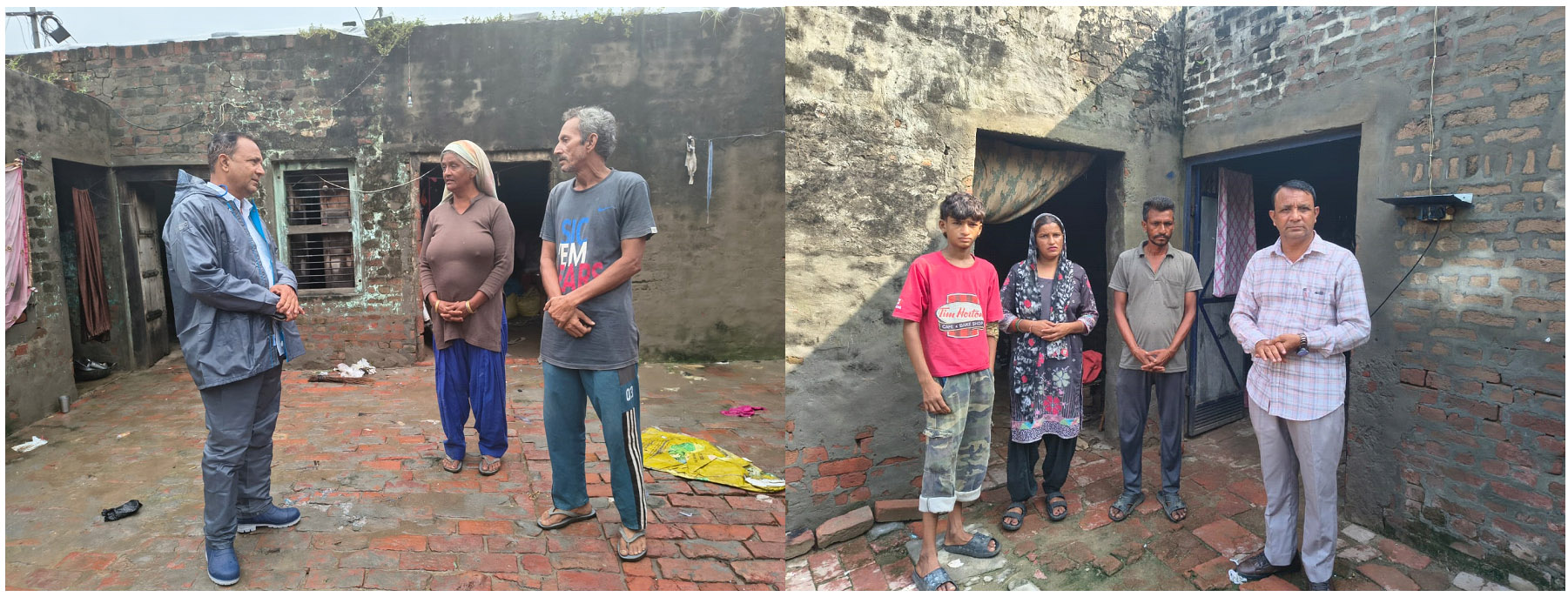Compensation should be given for the construction and repair of houses damaged due to heavy rains and floods - Baldev Bharti.